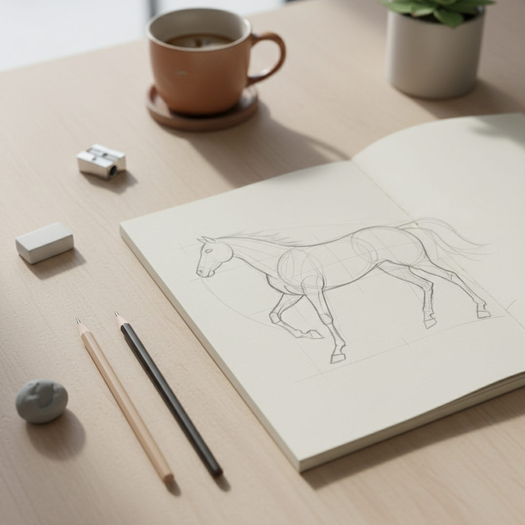 Kuidas joonistada hobust? Lihtne juhend algajale