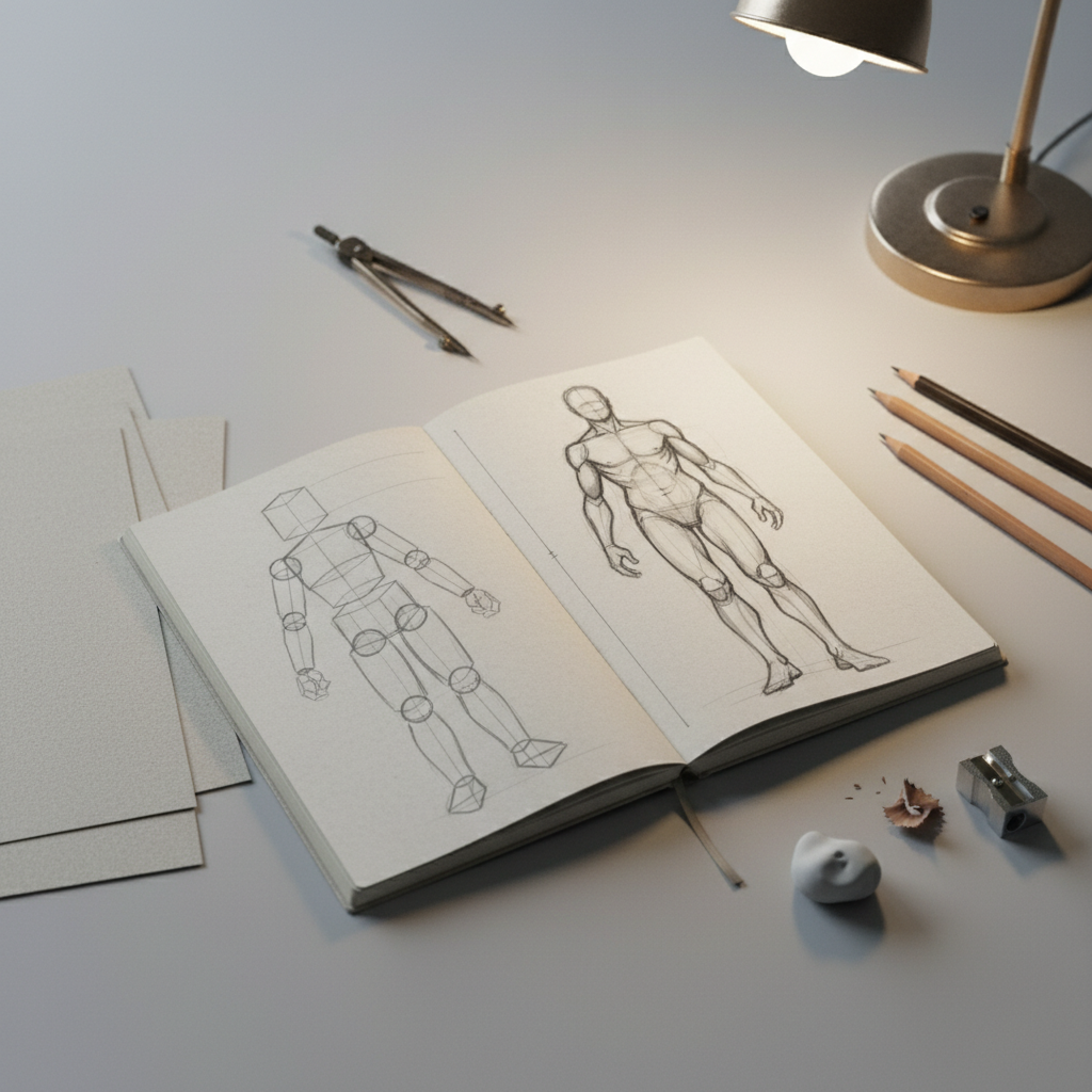 Kuidas joonistada inimest? Praktiline ja lihtne õpetus