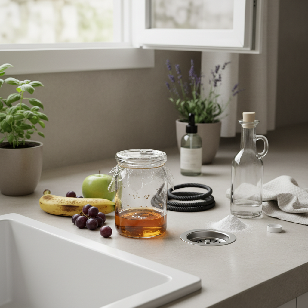 Kuidas äädikakärbestest vabaneda? 3 toimivat nippi